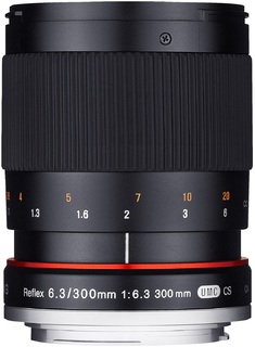 Объектив Samyang 300mm f/ 6.3 Mirror Canon M Black (APS-C) Объектив Samyang 300mm f/ 6.3 Mirror Canon M Black (APS-C)