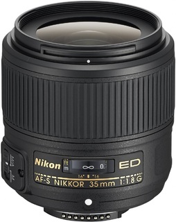 Объектив Nikon 35 mm f/ 1.8G ED Nikkor AF-S Объектив Nikon 35 mm f/ 1.8G ED Nikkor AF-S