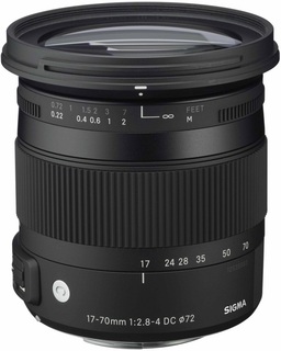 Объектив Sigma AF 17-70 mm F2.8-4 DC MACRO OS HSM Contemporary для Canon Б/ У
