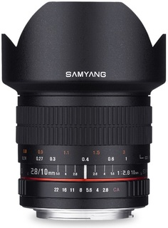 Объектив Samyang 10mm f/ 2.8 Fuji X (APS-C) Объектив Samyang 10mm f/ 2.8 Fuji X (APS-C)