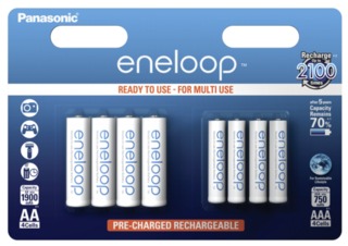 Аккумулятор Panasonic Eneloop AA 1900mAh (4шт) + AAA 750mAh (4шт) BK-KJMCCE44E