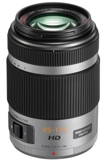 Объектив Panasonic Lumix 45-175mm f/ 4.0-5.6 ASPH OIS G X Vario PZ серебристый (H-PS45175E-S)