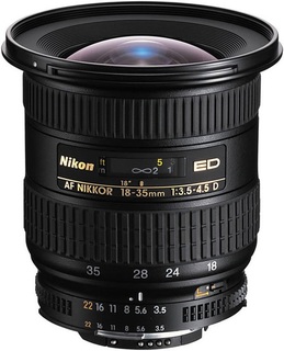 Объектив Nikon 18-35 mm f/ 3.5-4.5D IF-ED AF Zoom-Nikkor (s/ n:232282) Б/ У