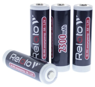 Аккумулятор Relato AA 2300 mAh 4шт Ready to Use (Предзаряженные)