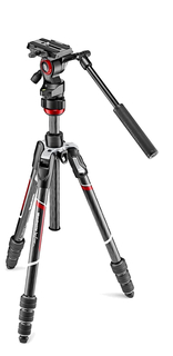 Штатив Manfrotto MVKBFRTC-LIVE с видеоголовой MH400 карбоновый