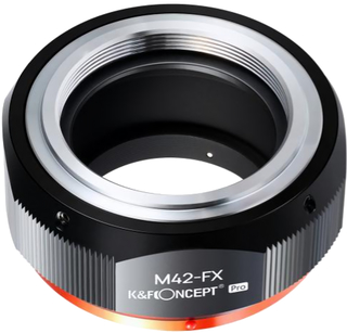 Адаптер K&F Concept для объектива M42 на X-mount Pro Адаптер K&F Concept для объектива M42 на X-mount Pro