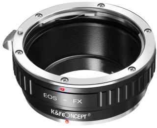 Адаптер K&F Concept для объектива EOS EF на байонет X-mount (KF06.061) Адаптер K&F Concept для объектива EOS EF на байонет X-mount (KF06.061)
