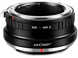Адаптер K&F Concept для объектива Nikon F на Nikon Z (KF06.372) Адаптер K&F Concept для объектива Nikon F на Nikon Z (KF06.372)