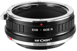 Адаптер K&F Concept для объектива Canon EF на Canon R (KF06.383) Адаптер K&F Concept для объектива Canon EF на Canon R (KF06.383)