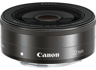 Объектив Canon EF-M 22 mm f/ 2 STM (s/ n 126902001980) Б/ У