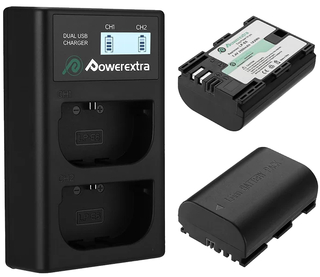 Набор Powerextra 2 аккумулятора LP-E6 + ЗУ (CO-7132) Набор Powerextra 2 аккумулятора LP-E6 + ЗУ (CO-7132)