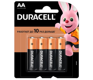 Батарейки Duracell AA Basic, 4 шт.