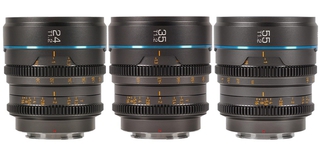 Комплект объективов SIRUI Nightwalker 24/ 35/ 55mm T1.2 S35 (X-mount) Серый Комплект объективов SIRUI Nightwalker 24/ 35/ 55mm T1.2 S35 (X-mount) Серый
