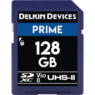 Карта памяти DELKIN PRIME SD 128GB SDXC UHS-II (V60) (DDSDB1900128)