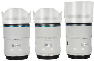 Комплект объективов Sirui Sniper 23/ 33/ 56mm F1.2 (X-Mount) Белый Комплект объективов Sirui Sniper 23/ 33/ 56mm F1.2 (X-Mount) Белый