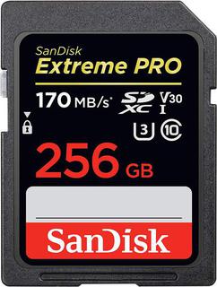 Карта памяти  SD 256 Gb Sandisk SDXC Extreme Pro 170Mb/ s V30 UHS-I U3 (SDSDXXY-256G-GN4IN) Б/ У