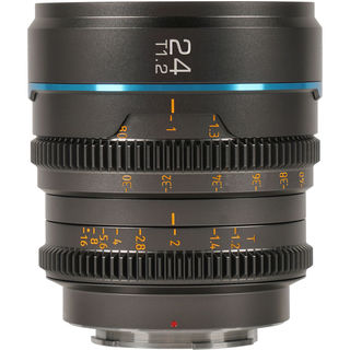 Объектив Sirui Nightwalker 24mm T1.2 S35 RF-mount Серый Объектив Sirui Nightwalker 24mm T1.2 S35 RF-mount Серый