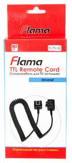 Синхрокабель Flama FL-TTL-U2 для управления TTL- вспышками 2м