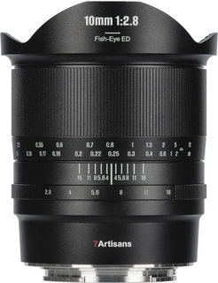 Объектив 7Artisans 10mm F2.8 Fisheye Mark II (E-mount) для Fullframe