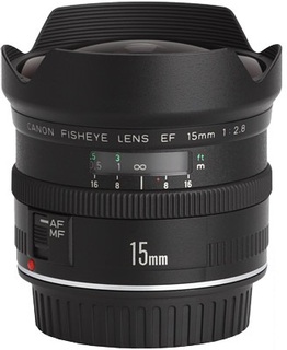 Объектив Canon EF 15 mm f/ 2.8 Fish-Eye (s/ n:56048) Б/ У